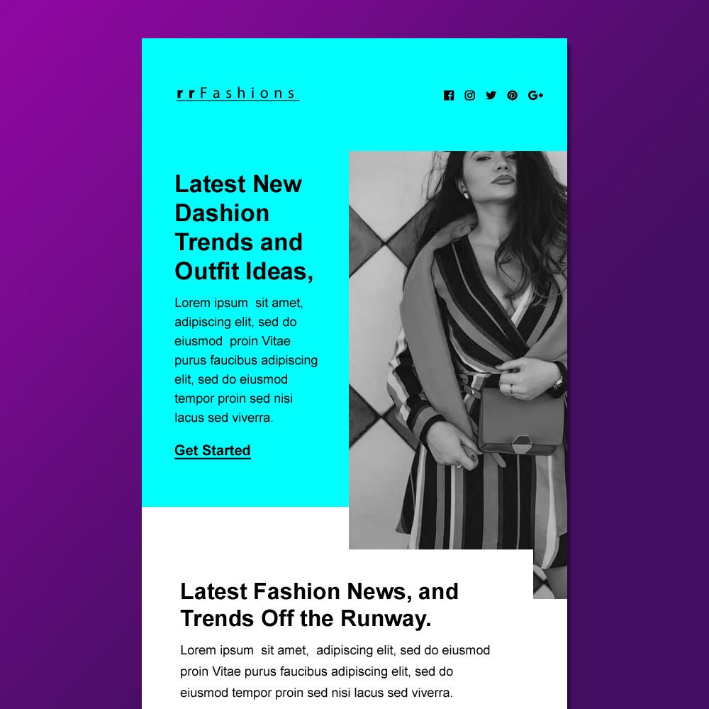 Fashion Email Newsletter Template.rar
