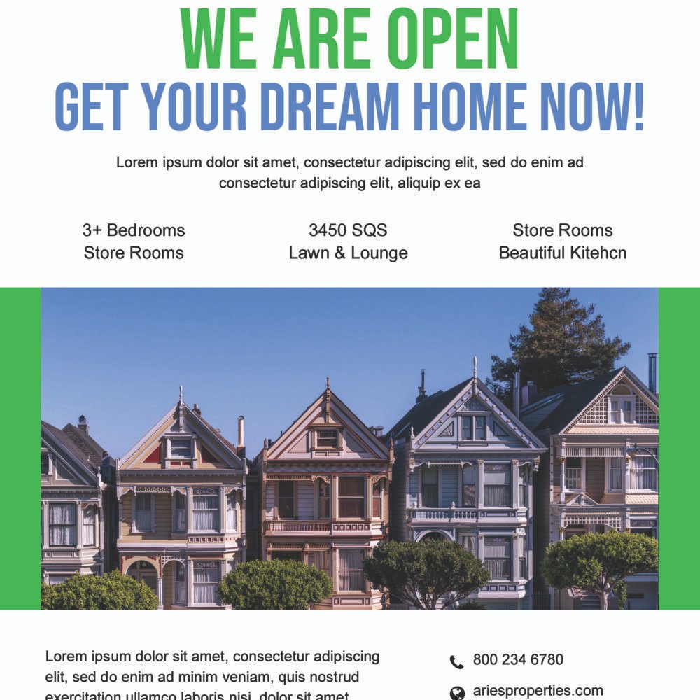 Real Estate Psd Flyer Template