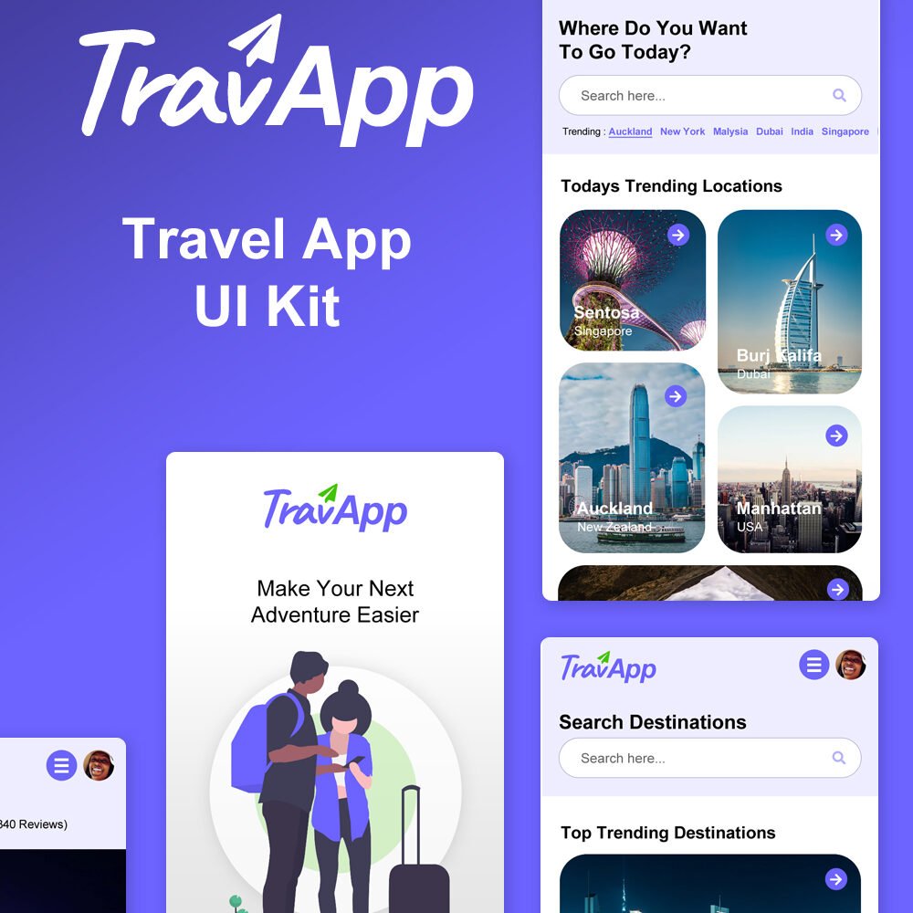 Travel App UI Kit