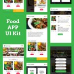food app ui kit template