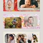 Colorful Baby Photo Album Template 8.5x11