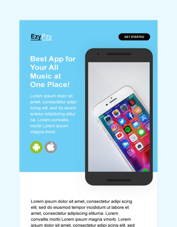 App Email Newsletter