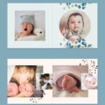 Baby Album Template Design