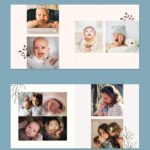 Baby Album Template Design