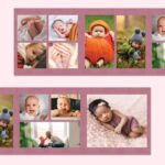 Baby Photo Accordion 18x3