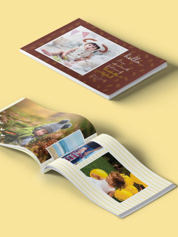 album templates, baby album templates, minimalistic photo album, photo albums, photoshop album templates, psd album templates, simple baby photo album