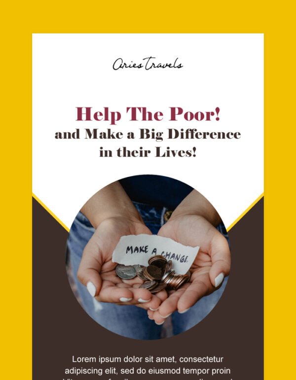 Charity Email Newsletter Template