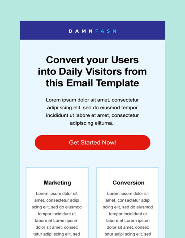 Clean Email Newsletter Template
