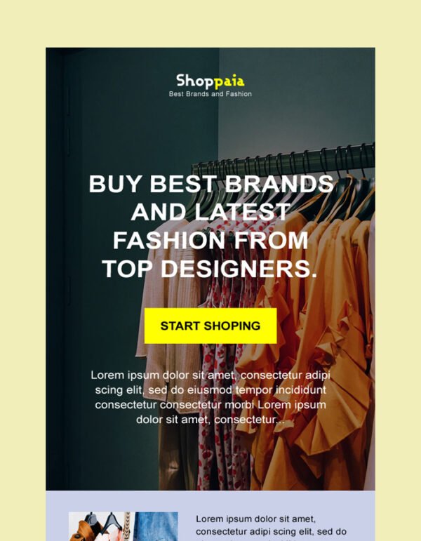Clothing Email Newsletter Template