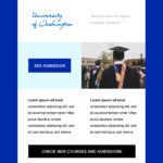 College Email Newsletter Template