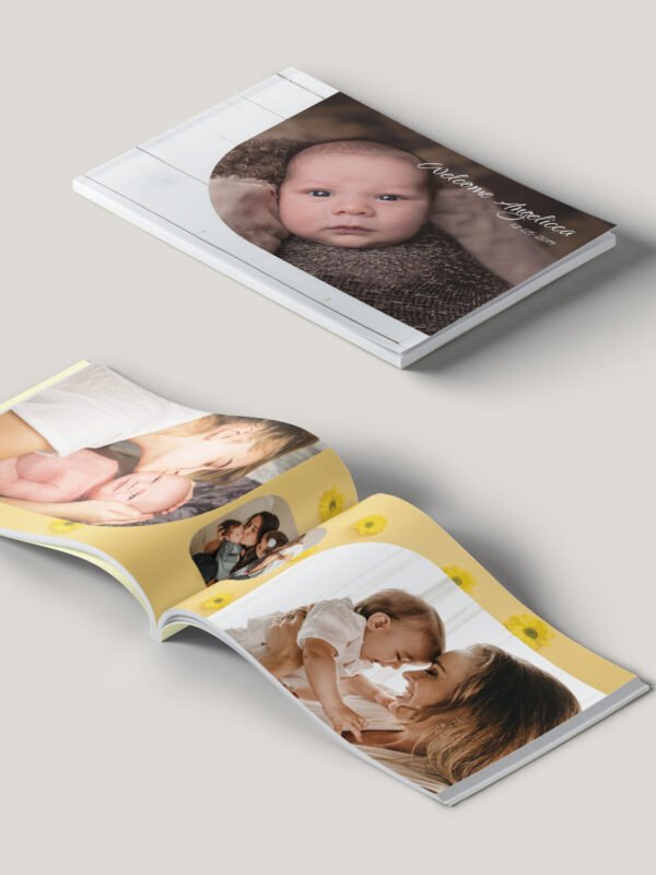 Colorful Baby Photo Album Template 8.5x11