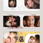 Colorful Baby Photo Album Template 8.5x11