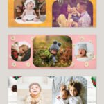 Colorful Baby Photo Album Template 8.5x11
