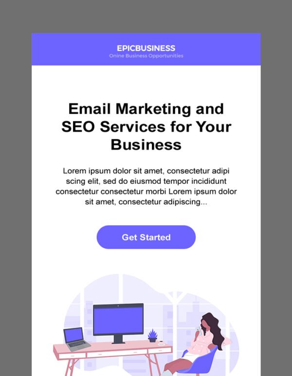 Company Email Newsletter Template