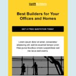 Construction Email Newsletter Template