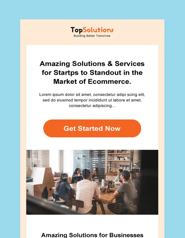 Corporate Email Newsletter Template