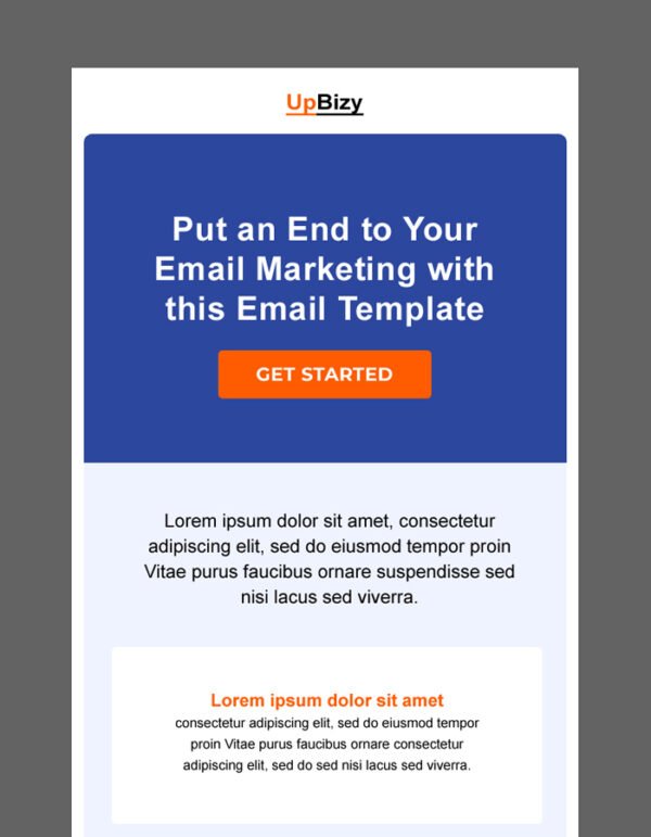 Email Marketing Newsletter Template