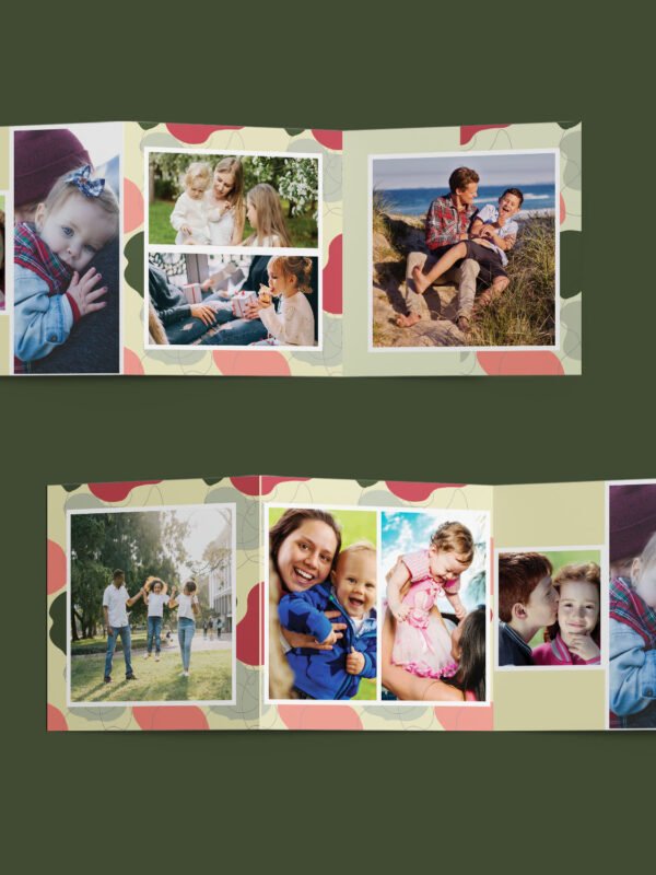 Family Accordion Album Template 5x20 1