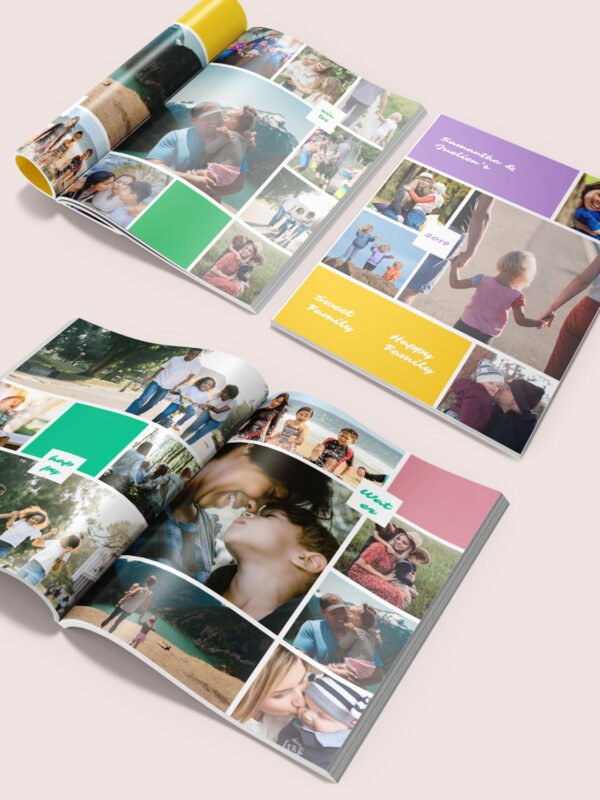Family Memories Album Template Design 8x10