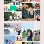 Family Memories Album Template Design 8x10