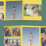 Family Photo Accordion Template 6x24
