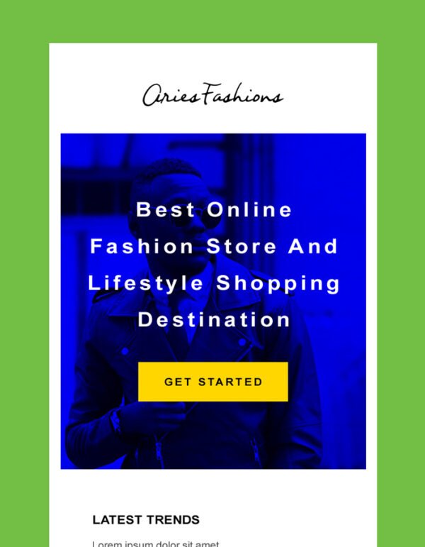 Fashions Email Newsletter Template