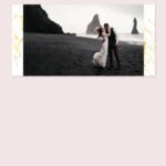 Gold Foilage Wedding Album Template 10x10