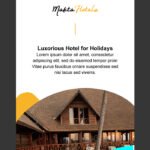 Hotel and Restaurant Email Newsletter