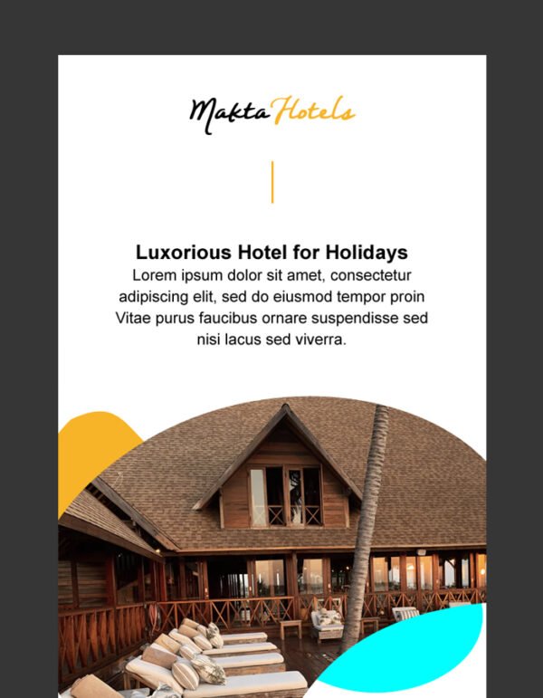 Hotel and Restaurant Email Newsletter