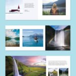 Landscape Portfolio Album Template 8.5x11