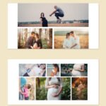 Maternity and Pregnancy Photo Album Template 8x8