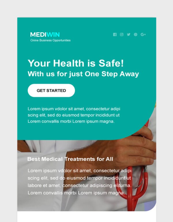 Medical Email Newsletter Template
