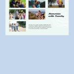 Memories Photo Album Template 8.5x11