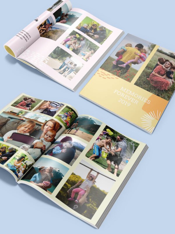Memories Photo Album Template 8.5x11
