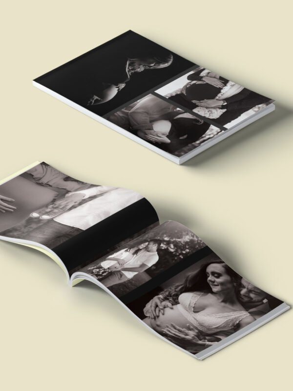 Minimal Maternity Album Template 8.5x11