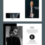 Modelling Portfolio Album Template 8.5x11