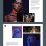 Modelling Portfolio Album Template 8.5x11