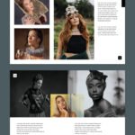 Modelling Portfolio Album Template 8.5x11