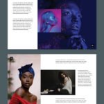 Modelling Portfolio Album Template 8.5x11