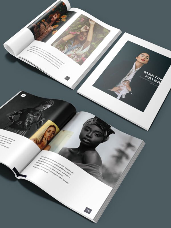Modelling Portfolio Album Template 8.5x11 Modelling Portfolio Album Template 8.5x11