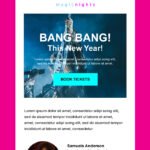 Music Event Email Newsletter