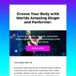 Performing Artist Email Newsletter Template