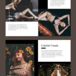 Portfolio Album Design Template 8.5x11