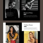 Portfolio Album Design Template 8.5x11