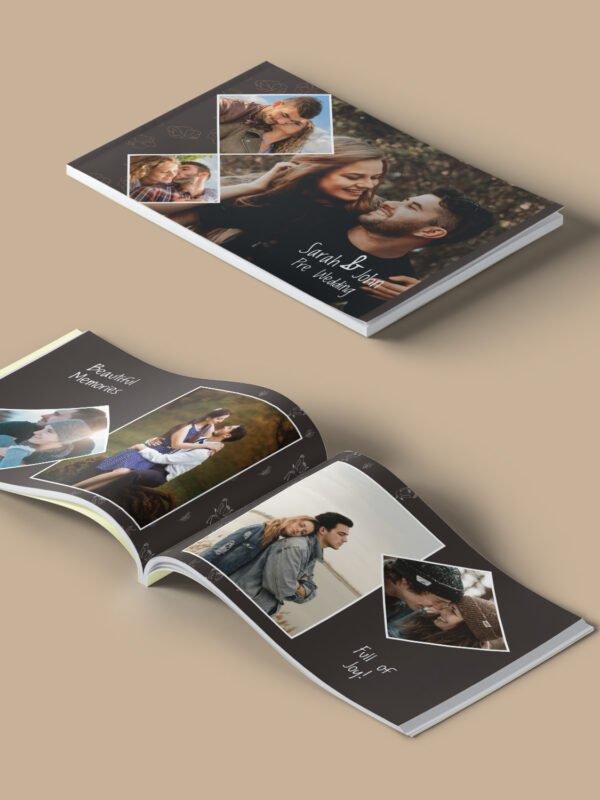 Pre Wedding Photo Album Template 8.5x11