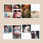 Pregnancy and Maternity Photo Accordion Template 8x20