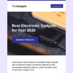 Product Email Newsletter Template