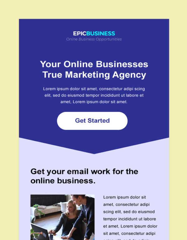 Professional Email Newsletter Template