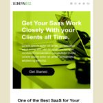 Saas Company Email Newsletter Template