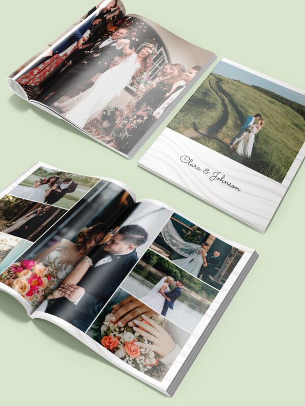 Simple Wedding Album Template 8.5x11